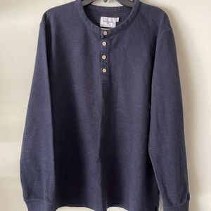 Goodiellow & Co Mens Long Sleeve 1/4 Bottom Shirt Size XL